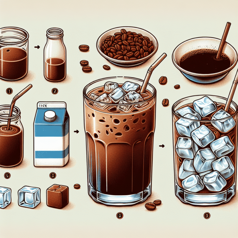 café gelado caseiro passo a passo