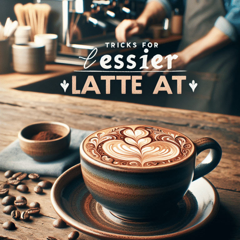truques para latte art mais fácil