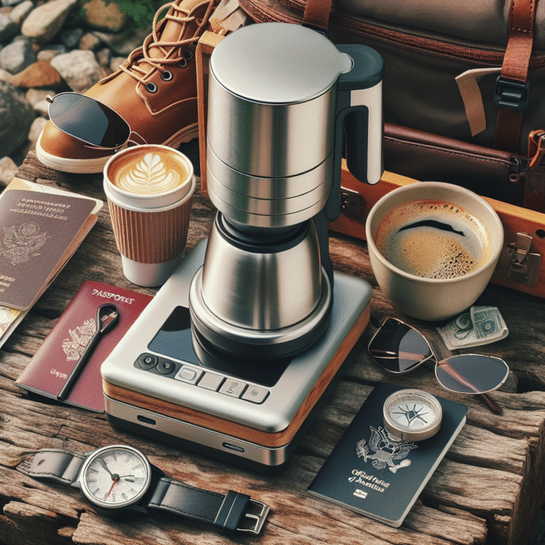 dicas para viagem com café portátil