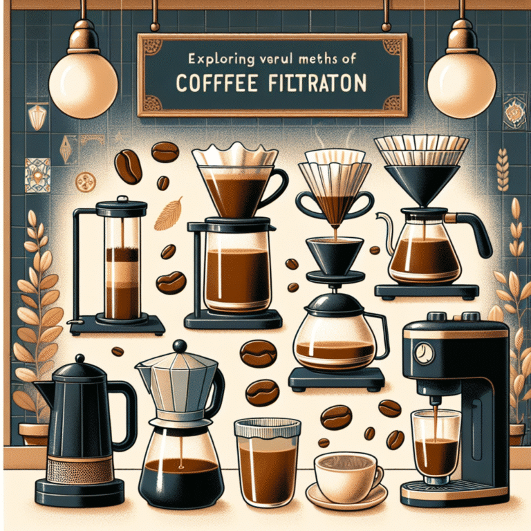 explorando métodos de filtragem de café variados