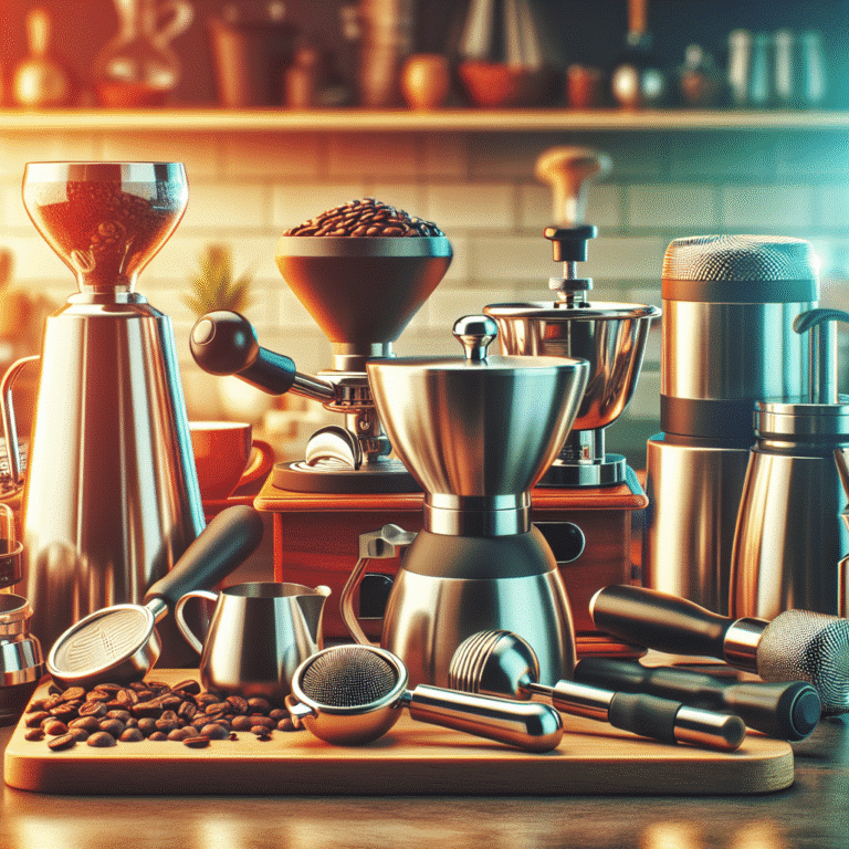 acessórios essenciais para baristas caseiros
