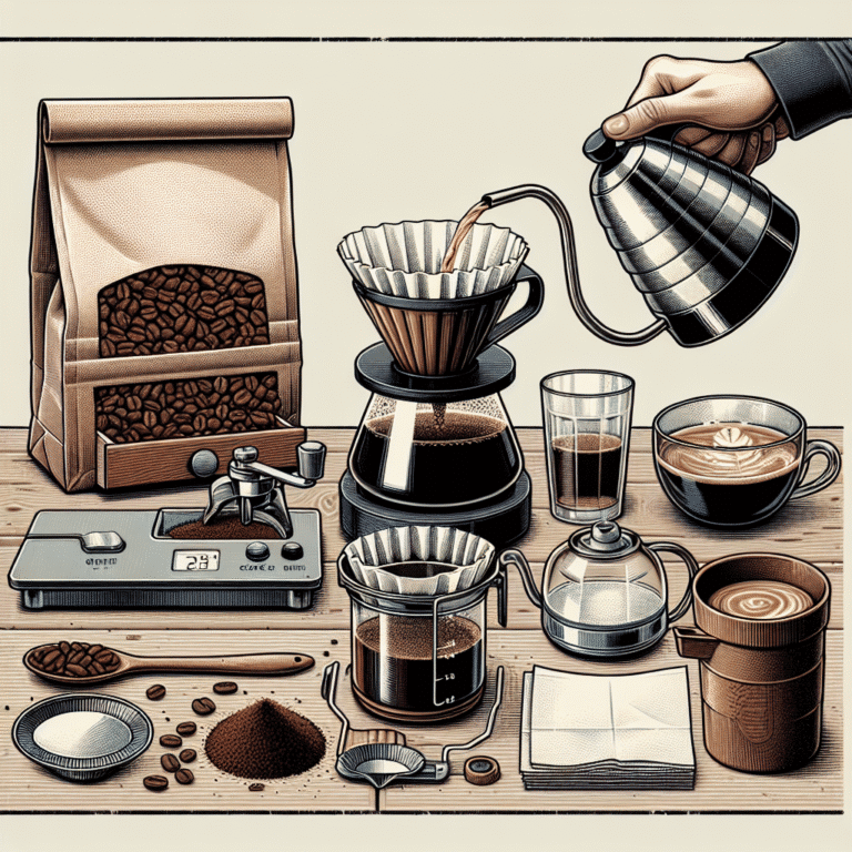 como preparar café coado perfeito em casa