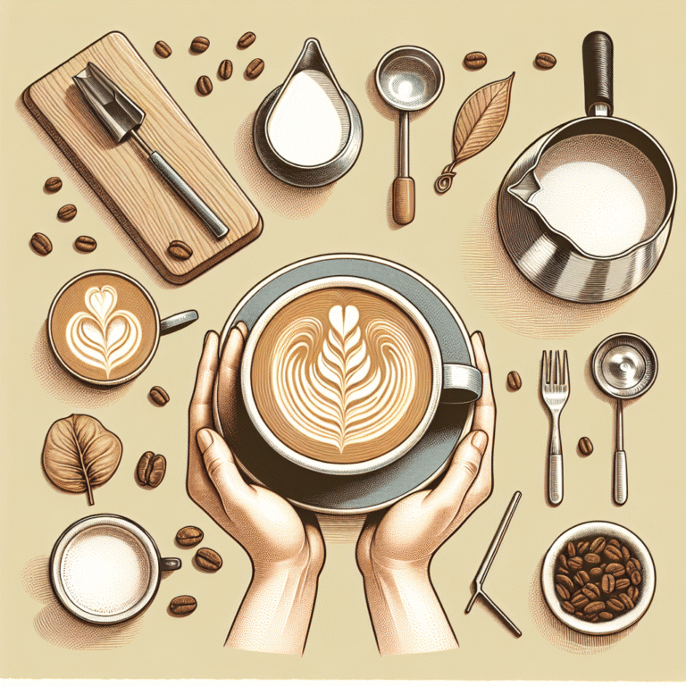 como fazer latte art para iniciantes